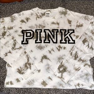 LSleeve PINK tye-dye shirt